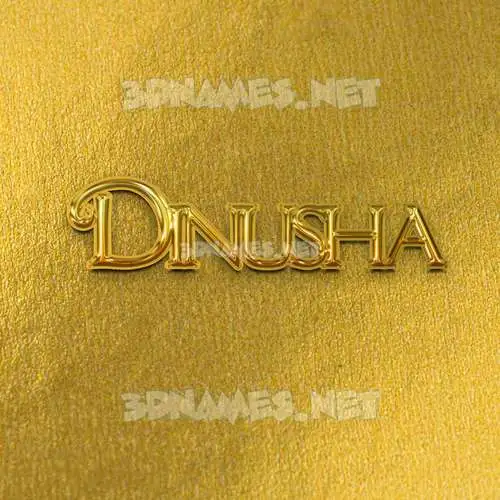 dinusha in All Gold style - 3D name wallpaper dinusha in All Gold style - 3D name wallpaper