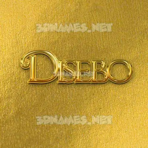disebo in All Gold style - 3D name wallpaper disebo in All Gold style - 3D name wallpaper