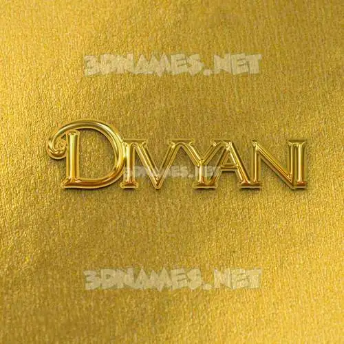divyani in All Gold style - 3D name wallpaper divyani in All Gold style - 3D name wallpaper