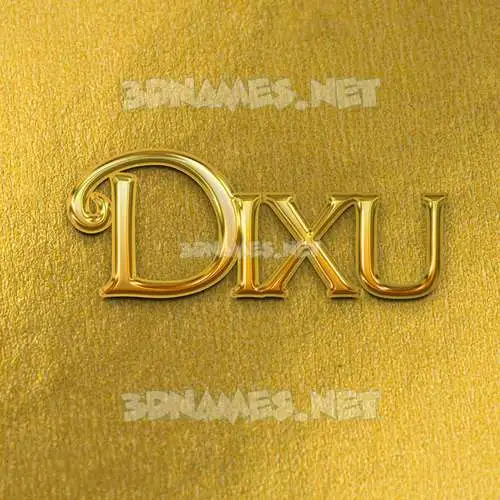 dixu in All Gold style - 3D name wallpaper dixu in All Gold style - 3D name wallpaper