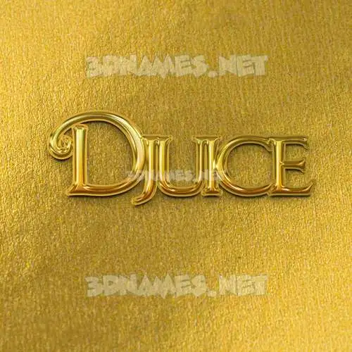 djuice in All Gold style - 3D name wallpaper djuice in All Gold style - 3D name wallpaper