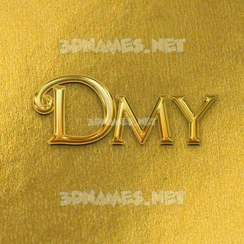 dmy in All Gold style - 3D name wallpaper dmy in All Gold style - 3D name wallpaper