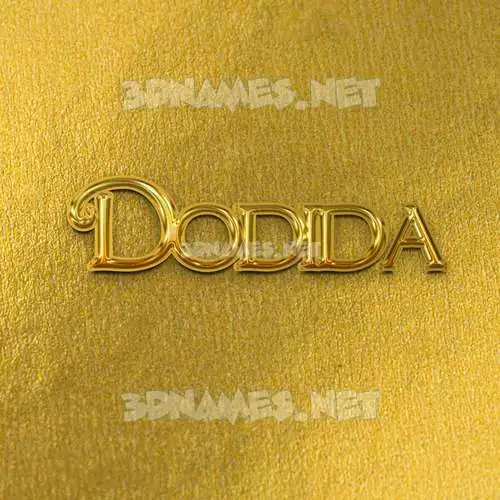 dodida in All Gold style - 3D name wallpaper dodida in All Gold style - 3D name wallpaper