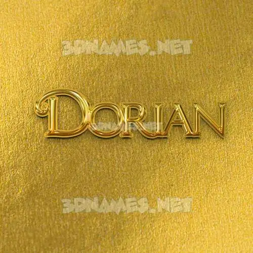 dorian in All Gold style - 3D name wallpaper dorian in All Gold style - 3D name wallpaper