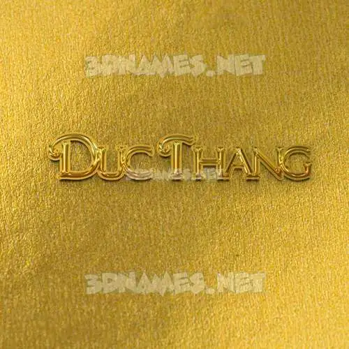 duc thang in All Gold style - 3D name wallpaper duc thang in All Gold style - 3D name wallpaper