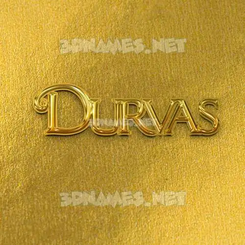 durvas in All Gold style - 3D name wallpaper durvas in All Gold style - 3D name wallpaper