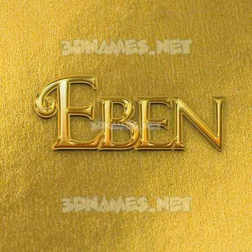 eben in All Gold style - 3D name wallpaper eben in All Gold style - 3D name wallpaper
