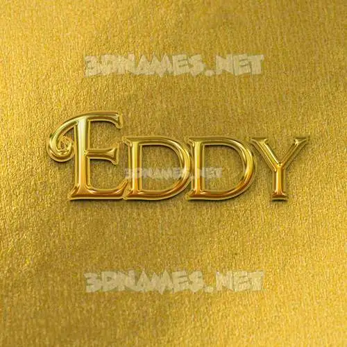 eddy in All Gold style - 3D name wallpaper eddy in All Gold style - 3D name wallpaper