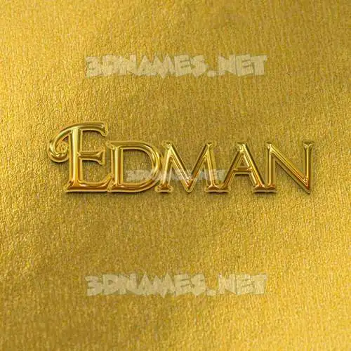 edman in All Gold style - 3D name wallpaper edman in All Gold style - 3D name wallpaper