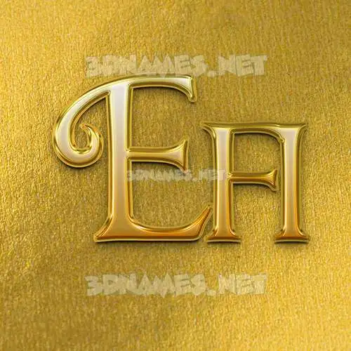 efi in All Gold style - 3D name wallpaper efi in All Gold style - 3D name wallpaper