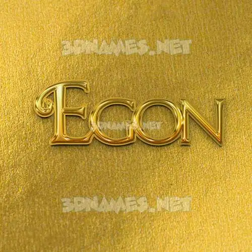 egon in All Gold style - 3D name wallpaper egon in All Gold style - 3D name wallpaper