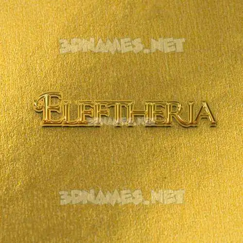 eleftheria in All Gold style - 3D name wallpaper eleftheria in All Gold style - 3D name wallpaper