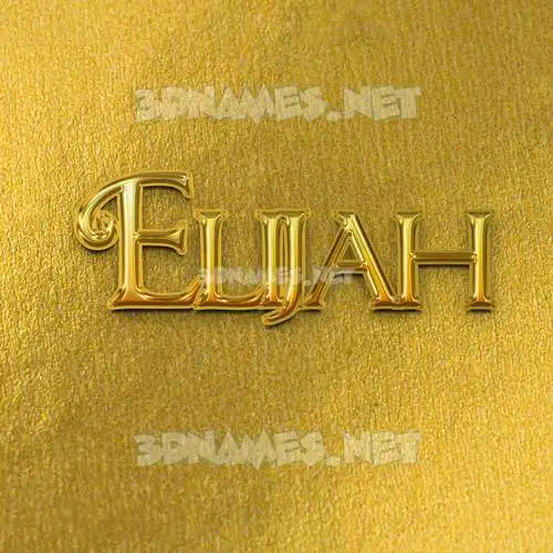 elijah in All Gold style - 3D name wallpaper elijah in All Gold style - 3D name wallpaper