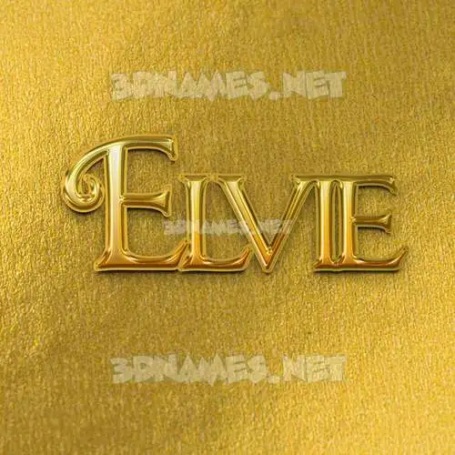 elvie in All Gold style - 3D name wallpaper elvie in All Gold style - 3D name wallpaper
