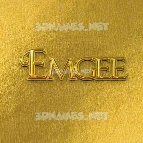 emgee in All Gold style - 3D name wallpaper emgee in All Gold style - 3D name wallpaper