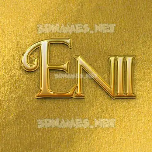 enii in All Gold style - 3D name wallpaper enii in All Gold style - 3D name wallpaper