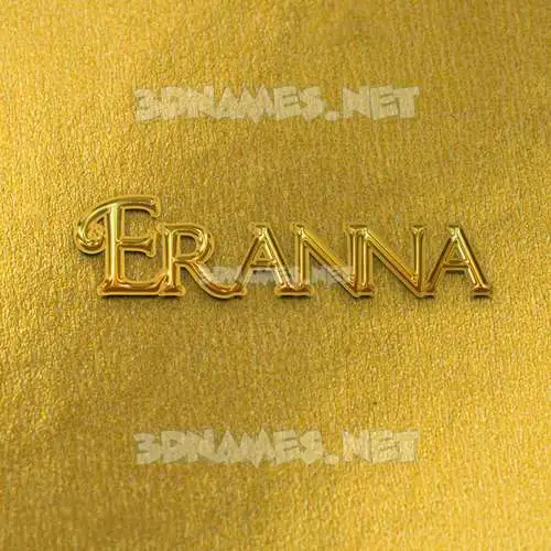 eranna in All Gold style - 3D name wallpaper eranna in All Gold style - 3D name wallpaper