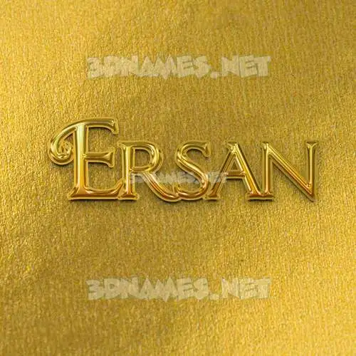 ersan in All Gold style - 3D name wallpaper ersan in All Gold style - 3D name wallpaper