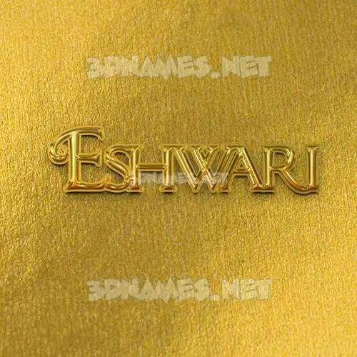eshwari in All Gold style - 3D name wallpaper eshwari in All Gold style - 3D name wallpaper