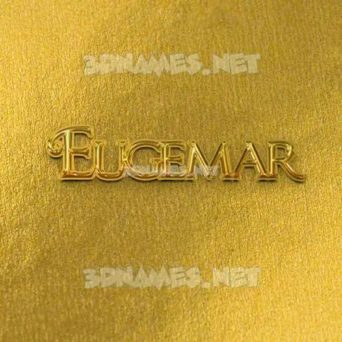 eugemar in All Gold style - 3D name wallpaper eugemar in All Gold style - 3D name wallpaper