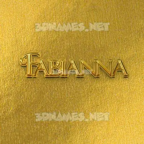 fabianna in All Gold style - 3D name wallpaper fabianna in All Gold style - 3D name wallpaper