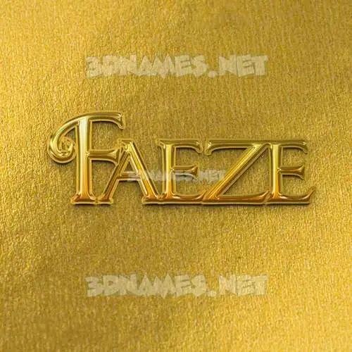 faeze in All Gold style - 3D name wallpaper faeze in All Gold style - 3D name wallpaper
