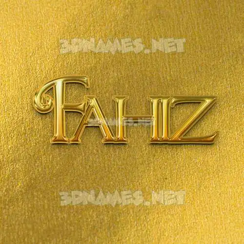fahiz in All Gold style - 3D name wallpaper fahiz in All Gold style - 3D name wallpaper