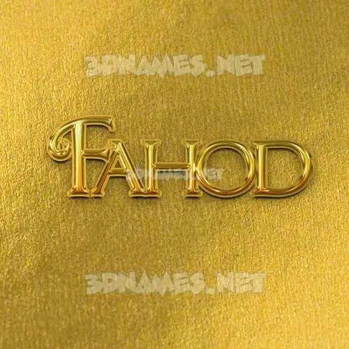 fahod in All Gold style - 3D name wallpaper fahod in All Gold style - 3D name wallpaper
