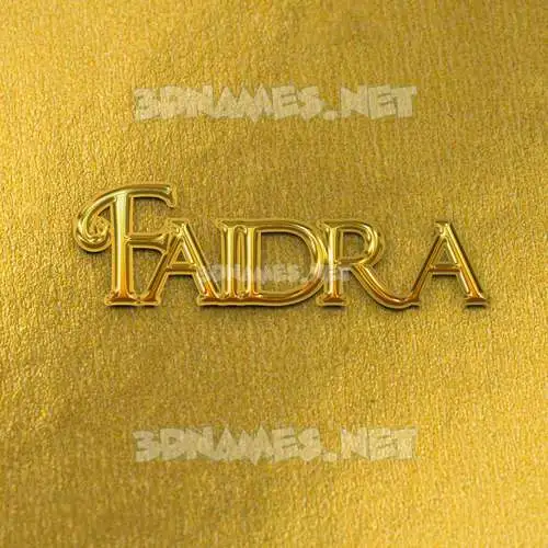 faidra in All Gold style - 3D name wallpaper faidra in All Gold style - 3D name wallpaper