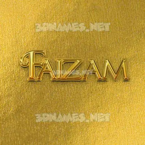 faizam in All Gold style - 3D name wallpaper faizam in All Gold style - 3D name wallpaper