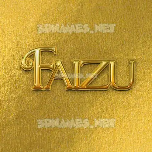 faizu in All Gold style - 3D name wallpaper faizu in All Gold style - 3D name wallpaper