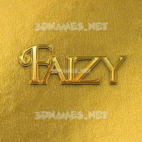faizy in All Gold style - 3D name wallpaper faizy in All Gold style - 3D name wallpaper
