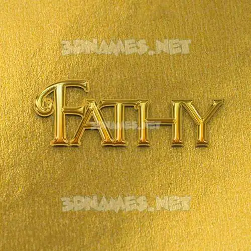 fathy in All Gold style - 3D name wallpaper fathy in All Gold style - 3D name wallpaper