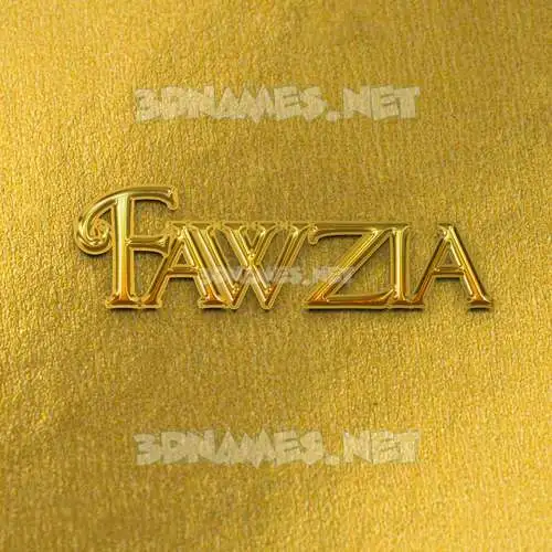 fawzia in All Gold style - 3D name wallpaper fawzia in All Gold style - 3D name wallpaper