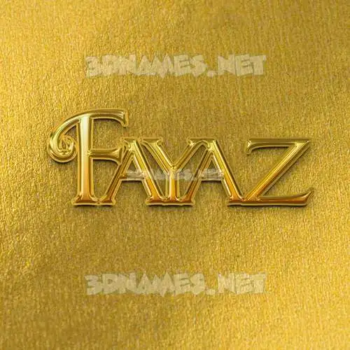 fayaz in All Gold style - 3D name wallpaper fayaz in All Gold style - 3D name wallpaper