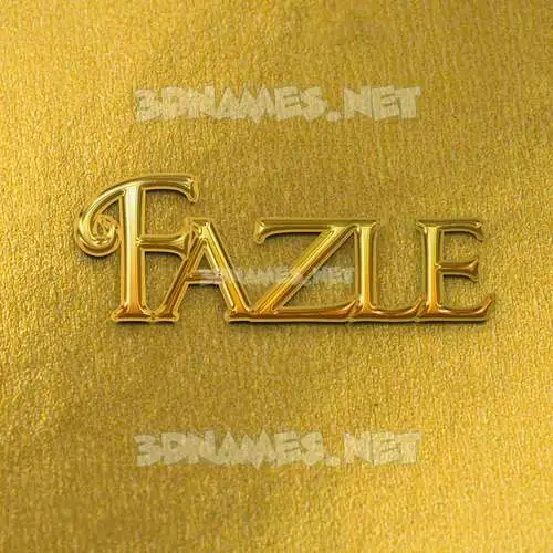 fazle in All Gold style - 3D name wallpaper fazle in All Gold style - 3D name wallpaper