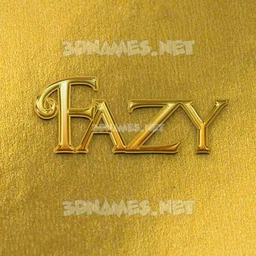 fazy in All Gold style - 3D name wallpaper fazy in All Gold style - 3D name wallpaper
