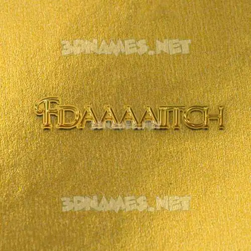 fdaaaaiitch in All Gold style - 3D name wallpaper fdaaaaiitch in All Gold style - 3D name wallpaper
