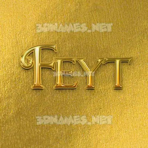 feyt in All Gold style - 3D name wallpaper feyt in All Gold style - 3D name wallpaper