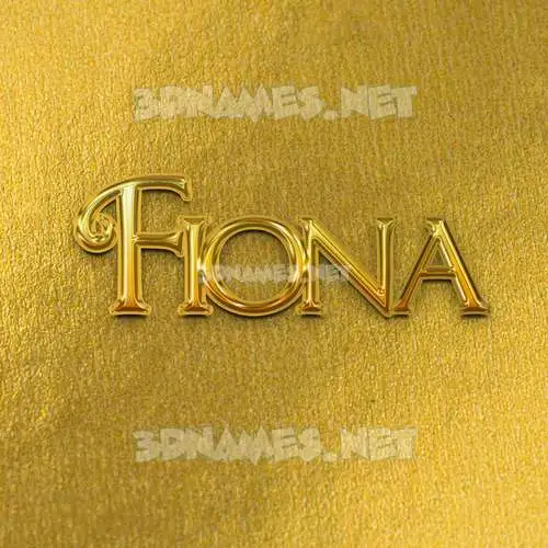 fiona in All Gold style - 3D name wallpaper fiona in All Gold style - 3D name wallpaper