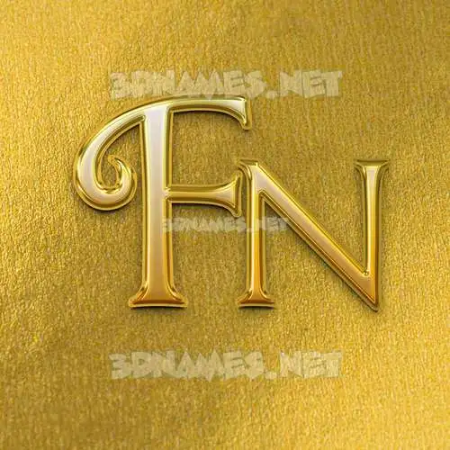fn in All Gold style - 3D name wallpaper fn in All Gold style - 3D name wallpaper