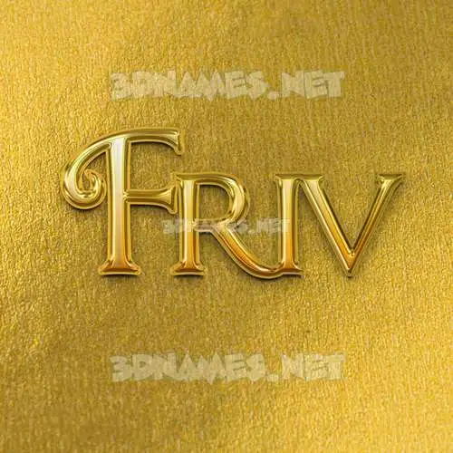 friv in All Gold style - 3D name wallpaper friv in All Gold style - 3D name wallpaper