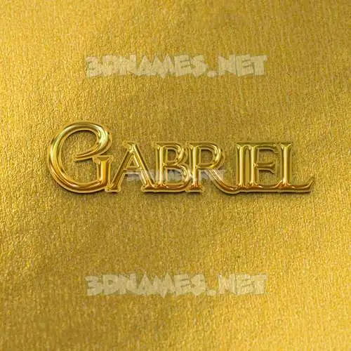 gabriel in All Gold style - 3D name wallpaper gabriel in All Gold style - 3D name wallpaper