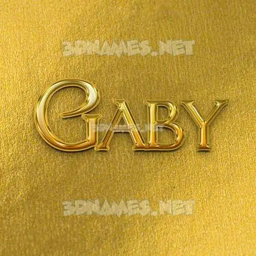 gaby in All Gold style - 3D name wallpaper gaby in All Gold style - 3D name wallpaper