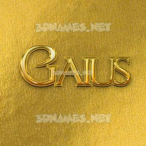 gaius in All Gold style - 3D name wallpaper gaius in All Gold style - 3D name wallpaper