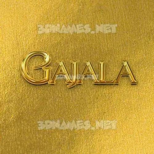 gajala in All Gold style - 3D name wallpaper gajala in All Gold style - 3D name wallpaper