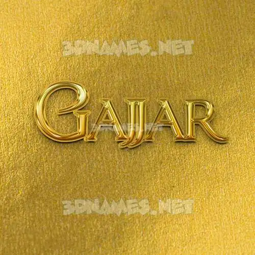 gajjar in All Gold style - 3D name wallpaper gajjar in All Gold style - 3D name wallpaper