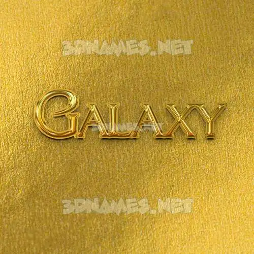 galaxy in All Gold style - 3D name wallpaper galaxy in All Gold style - 3D name wallpaper