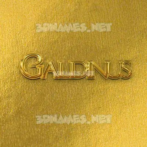 galdinus in All Gold style - 3D name wallpaper galdinus in All Gold style - 3D name wallpaper