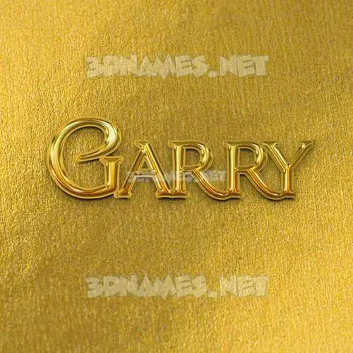 garry in All Gold style - 3D name wallpaper garry in All Gold style - 3D name wallpaper